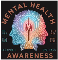Mental Health Awareness T-shirt Design, SVG ,PNG , #Mental-Health-Awareness, 