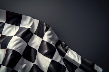 Checkered flag, racing, start, finish concept