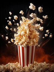 Popcorn Background for Banner or Poster.