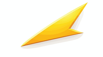 Huge yellow mouse cursor in the form of an arrow. ..