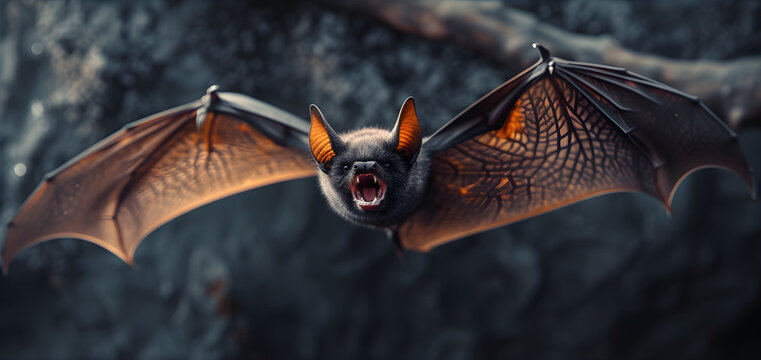 a cinematic and Dramatic portrait image for bat