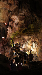Grutas de Mira de Aire, Leiria, Portugal located in the Natural Park of Serras de Aire e Candeeiros, this cave is 11.5km long.