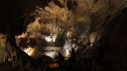 Grutas de Mira de Aire, Leiria, Portugal located in the Natural Park of Serras de Aire e...