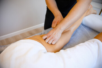 Therapeutic Touch: Soothing Leg Massage Session