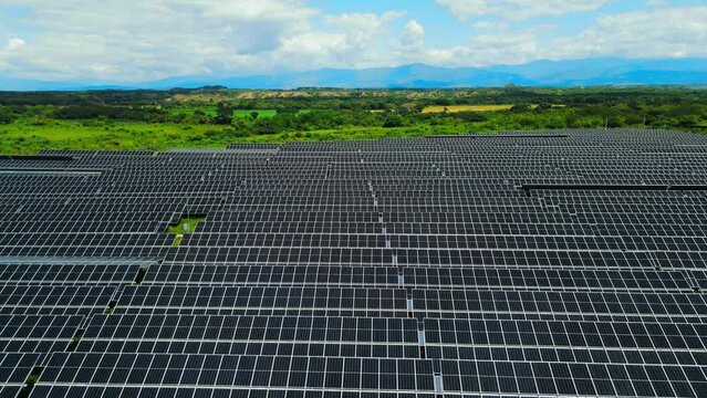 Granja de paneles solares