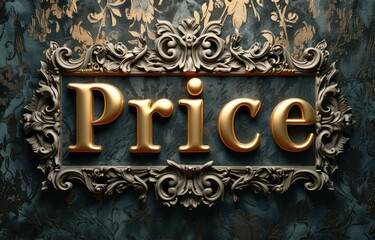 Price: a captivating logo text against a stunning backdrop, enhancing brand identity and visual appeal, perfect for marketing and communication strategies