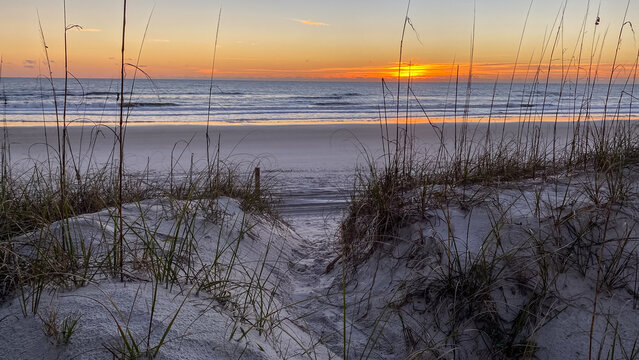 Amelia Island Sunrise on the Beach