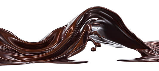 Dynamic Chocolate Waves on a Smooth Background