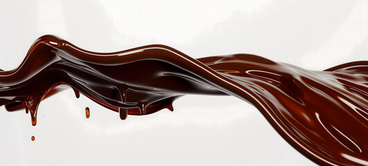 Exquisite Liquid Chocolate Splash Captured in High Resolution