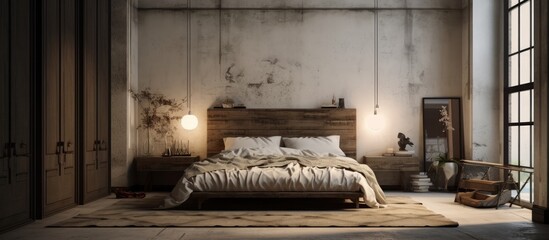 Inviting Bedroom Interior Design with Unoccupied Open Door