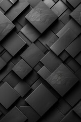 Geometric Precision: Neat Symmetrical Parallelogram Pattern in Monochrome - Modern Abstract Desktop Background
