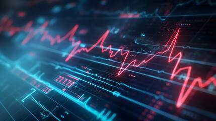 Advanced Financial Data Analysis Visualization Interface