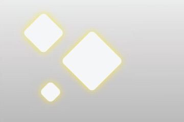 abstract grey  low poly with rectangle neon light frame background