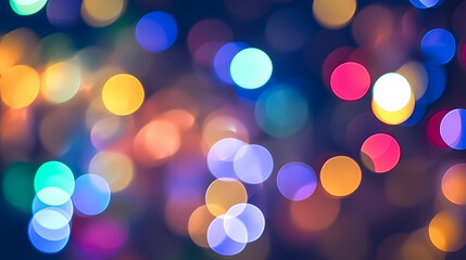 Fototapeta premium Bokeh lights abstract background