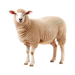 Sheep. Isolated on transparent background.