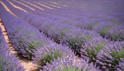 Butterflies Floating Above A Field Of Lavender