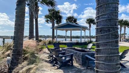 Intercoastal waterway surrounding Amelia Island