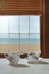 Teacups In The Window