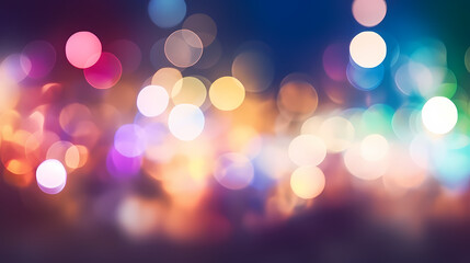 Colorful bokeh background