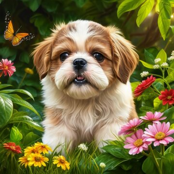 Shih Tzu breed of dog