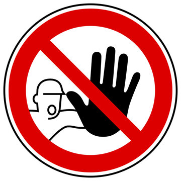 Panneau défense d'entrer 3