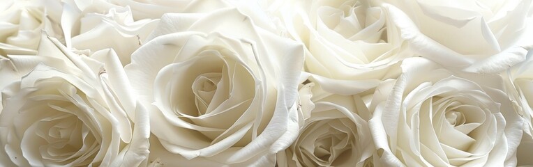 Close-Up of White Roses