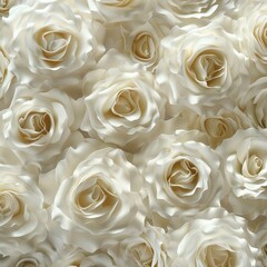 Cluster of White Roses Arrangement