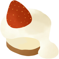 illustration of a piece of cake