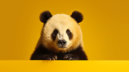 Obraz premium Close-up of panda