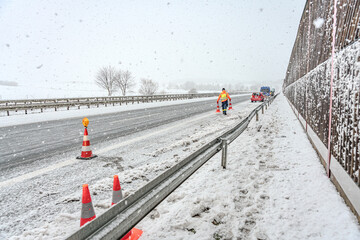 Sicherung der Unfallstelle