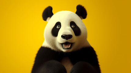 Close-up of panda