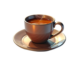 Coffee cup isolated on transparent background