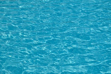 Blue water texture surface background