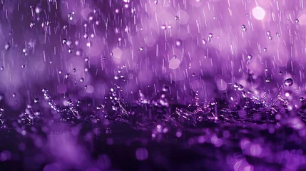 Foto op Canvas abstract purple rain  © Vuqar