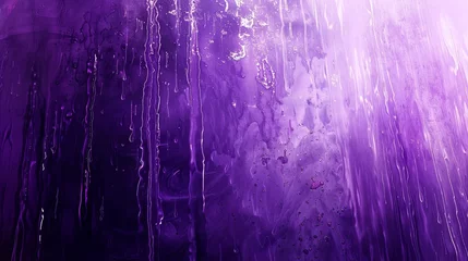 Foto op Canvas abstract purple rain  © Vuqar