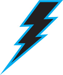 Lightning bolt icon vector illustration. Flash icons. Thunder icon. Power icon vector. Thunderbolt icon vector illustration.