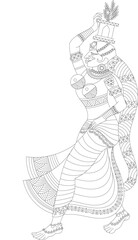 celebration drawings in Indian miniature style, especially for Gudhi Padwa, and other festivals and Hindu wedding cards, musicians, and processions.