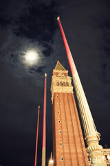 San Marco tower at night