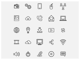 Flat icon set , Social Media icon for all types company and advertising agency and graphic design project, Best icons for any design