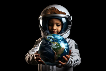 Earth in My Hands, A Child's Dream of Space Travel