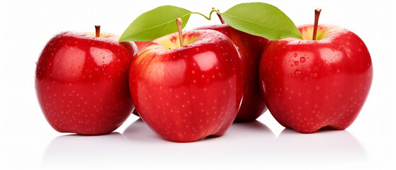 apple fruit isolated on white background ..