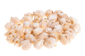 dry chickpeas isolated