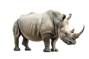Obraz premium rhinoceros isolated on a transparent background 