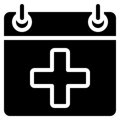 Obraz premium Doctors Appointment Date Icon