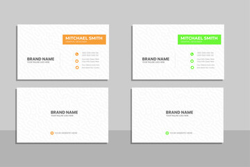 Clean Design Business Card Layout