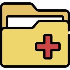 Obraz premium Medical Folder Icon