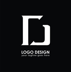 ND ND Logo Design, Creative Minimal Letter ND ND Monogram