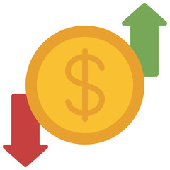 Financial Profit And Loss Icon