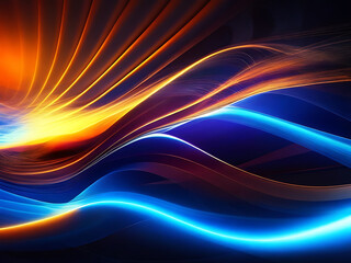 Abstract energy waves cool wallpapers