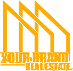 editable real estate logo icon